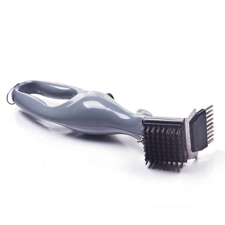 BBQ Cleaning Brush Stainless Steel BBQ Brush Carbon Grill Gas Grill Multi-function Grill Brush BBQ Cleaning Tool